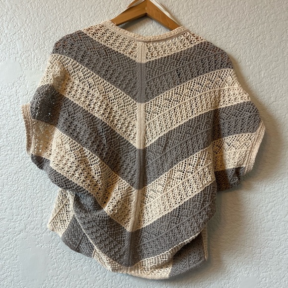 Route 66 Women's Knit Cardigan in Gray and Cream Size M - Picture 5 of 6